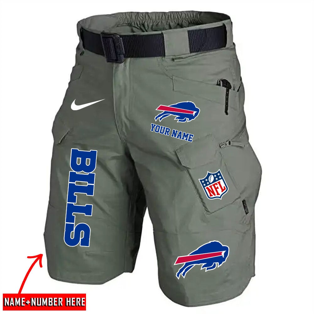 Buffalo Bills Limited Edition Front Pockets Men Shorts (Belt Not Included) AZBTFPMS000031