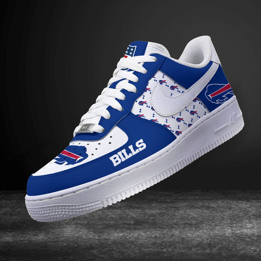 Buffalo Bills Personalized AF1-1 Logo Pattern Sneakers AZBTAF1000192