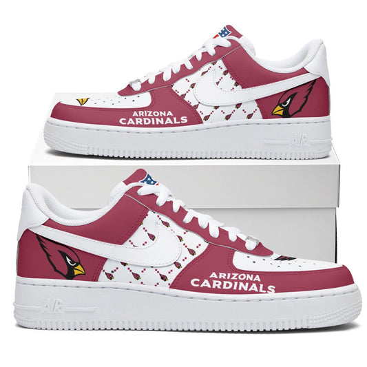 Arizona Cardinals Personalized AF1-1 Logo Pattern Sneakers  AZBTAF1000189