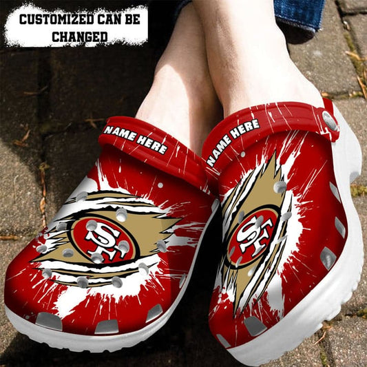 San Francisco 49ers Personalized Limited Clog BG249