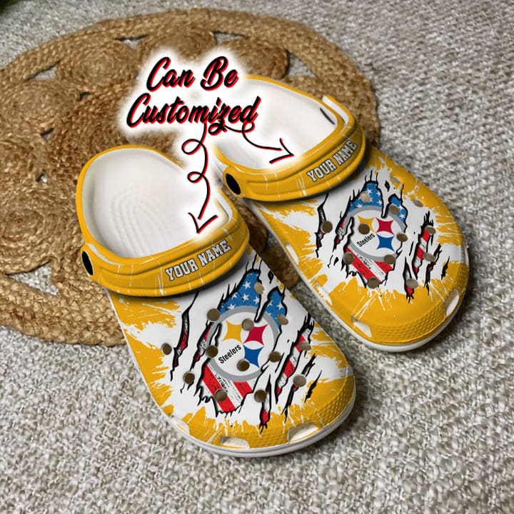 Pittsburgh Steelers Personalized Limited Clog BG240
