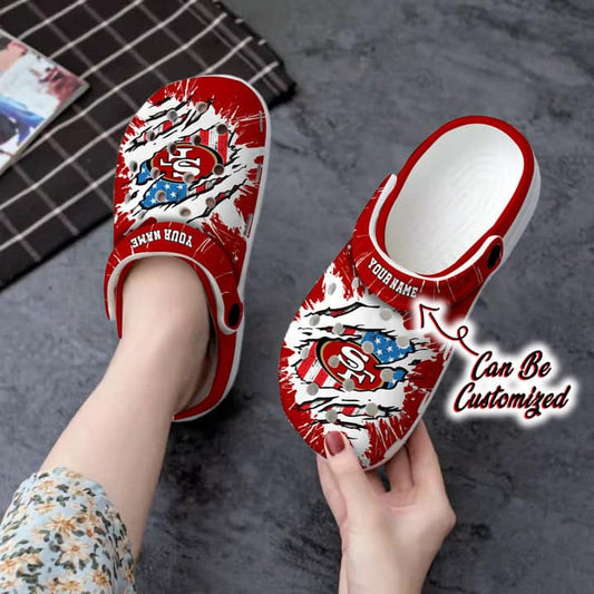 San Francisco 49ers Personalized Limited Clog BG239