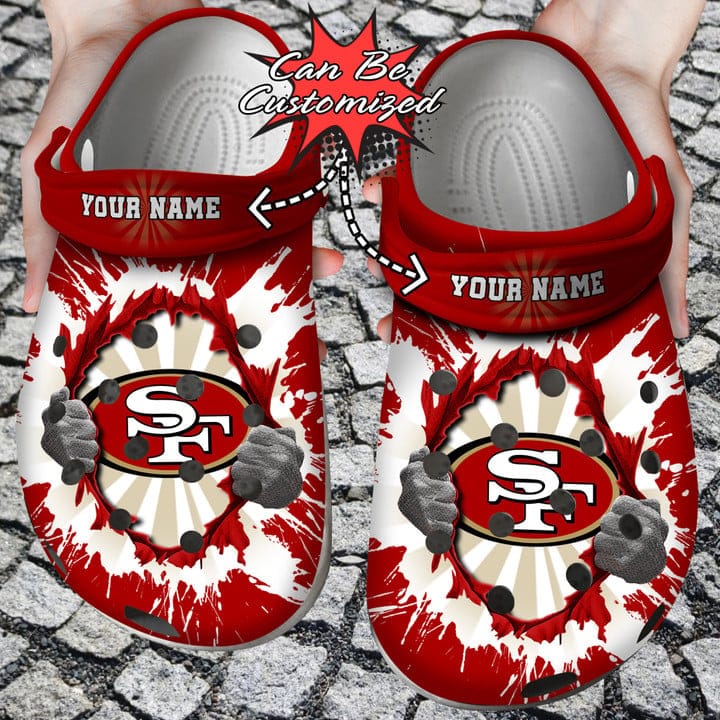 San Francisco 49ers Personalized Limited Clog BG225