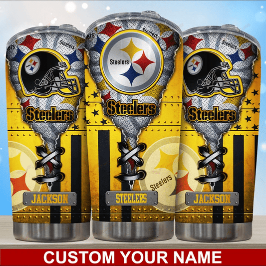 Pittsburgh Steelers Personalized Tumbler BG430