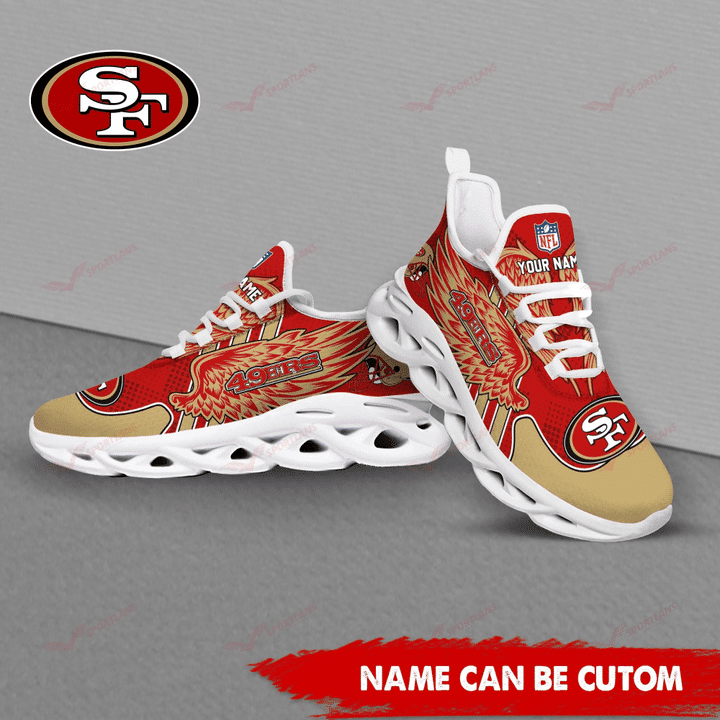 San Francisco 49ers Personalized Yezy Running Sneakers SPD711