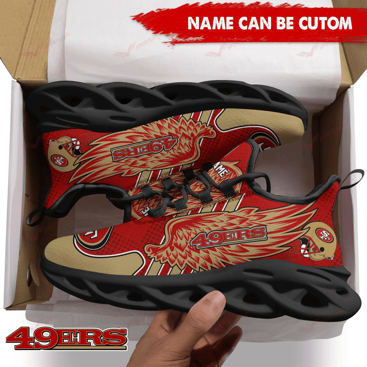 San Francisco 49ers Personalized Yezy Running Sneakers SPD711