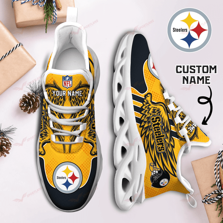 Pittsburgh Steelers Personalized Yezy Running Sneakers SPD710