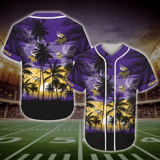 Minnesota Vikings Baseball Jersey BG841