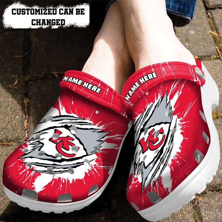 Kansas City Chiefs Personalized Limited Clog BG261