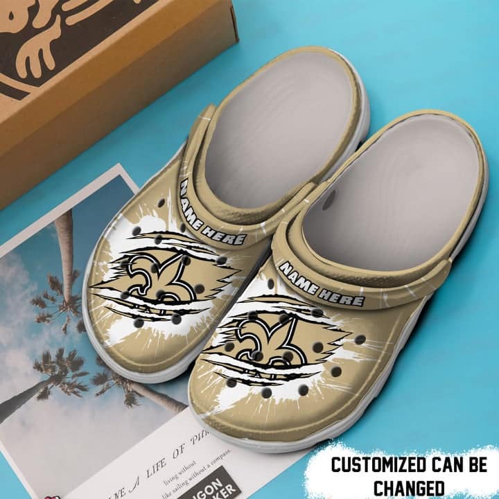 New Orleans Saints Personalized Limited Clog BG254