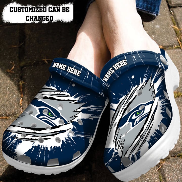 Seattle Seahawks Personalized Limited Clog BG248