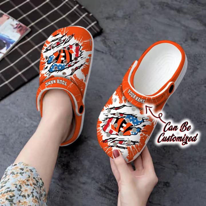 Cincinnati Bengals Personalized Limited Clog BG243