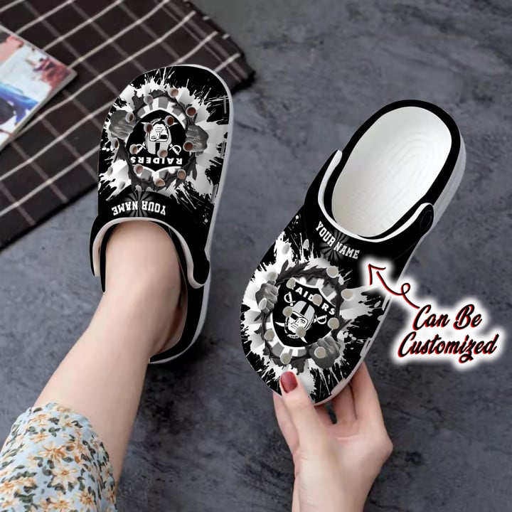 Las Vegas Raiders Personalized Limited Clog BG228
