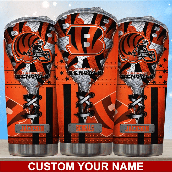 Cincinnati Bengals Personalized Tumbler BG411