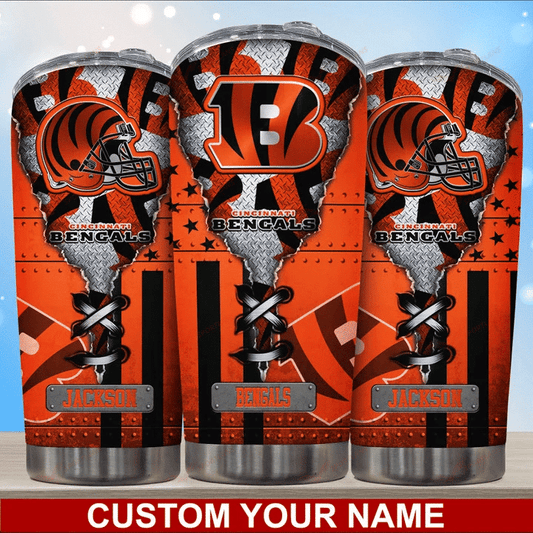 Cincinnati Bengals Personalized Tumbler BG411