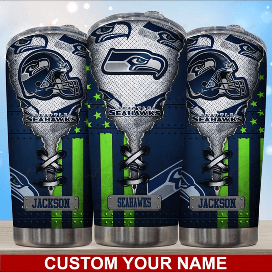 Seattle Seahawks Personalized Tumbler BG432