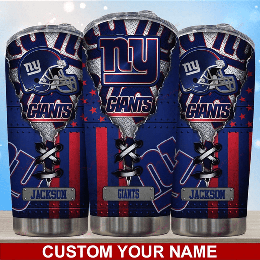 New York Giants Personalized Tumbler BG427