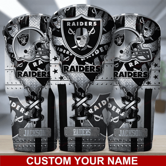 Las Vegas Raiders Personalized Tumbler BG421