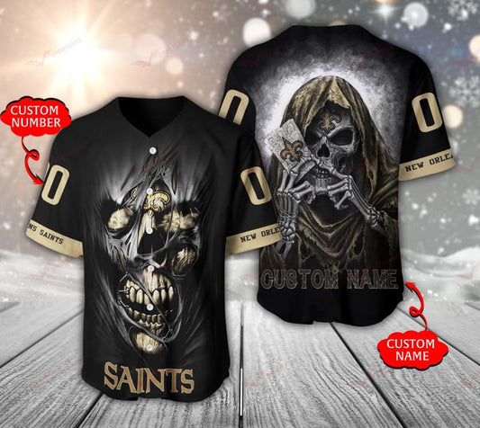 New Orleans Saints Personalized Baseball Jersey BG965