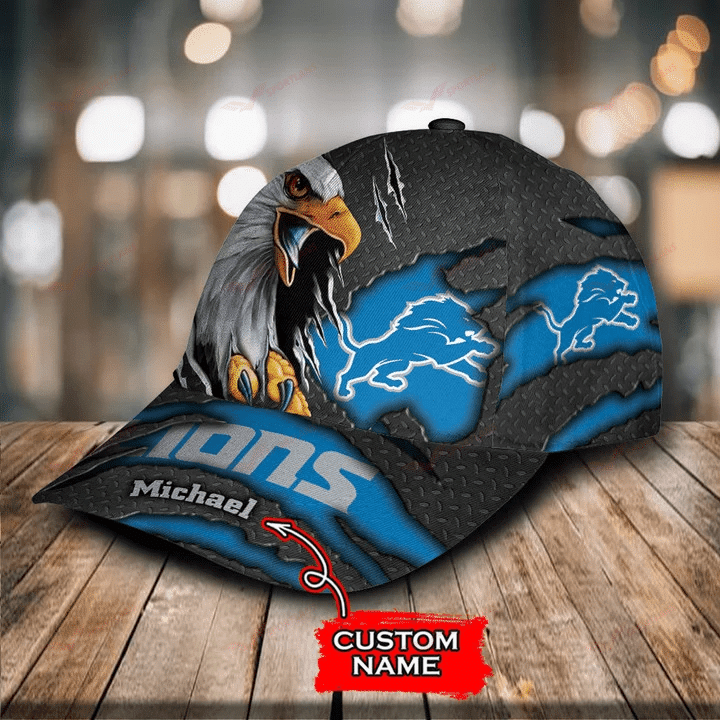 Detroit Lions Personalized Classic Cap BB574
