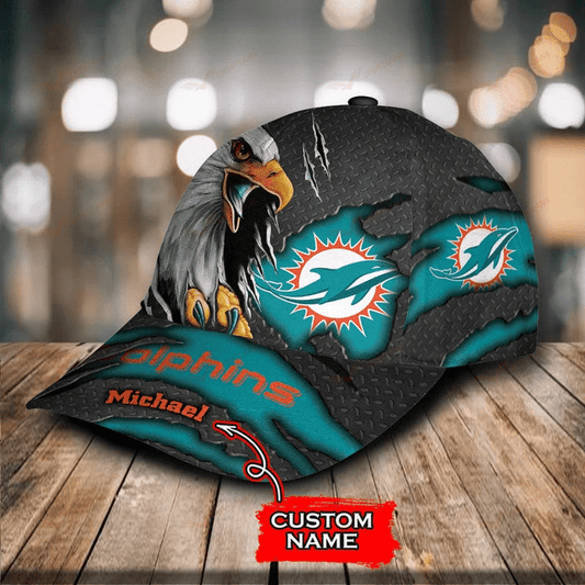 Miami Dolphins Personalized Classic Cap BB583
