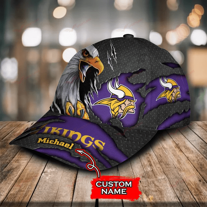Minnesota Vikings Personalized Classic Cap BB584