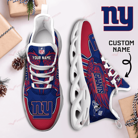 New York Giants Personalized Yezy Running Sneakers SPD707