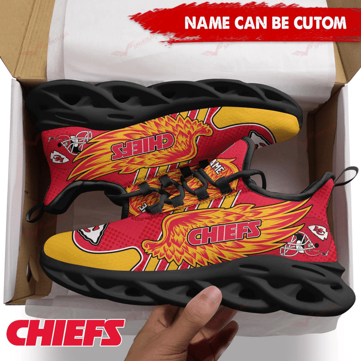 Kansas City Chiefs Personalized Yezy Running Sneakers SPD699