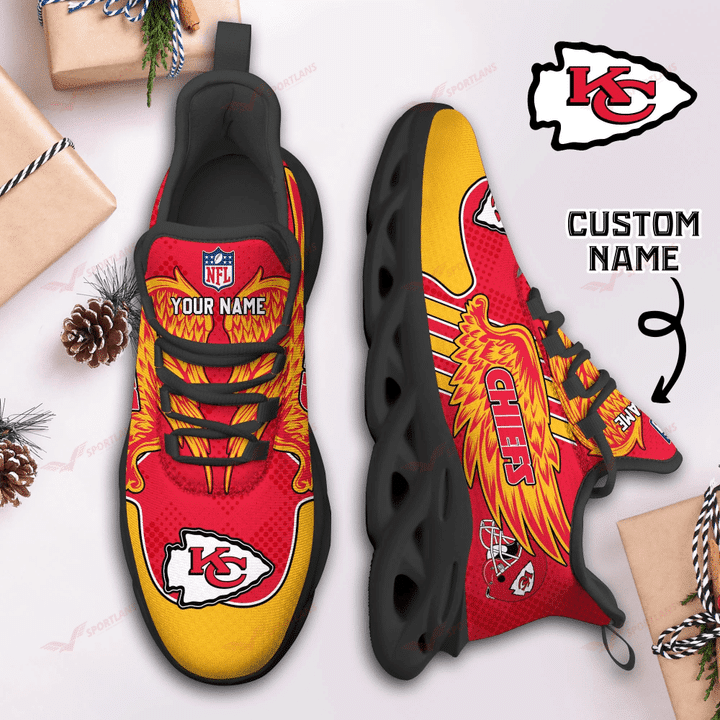 Kansas City Chiefs Personalized Yezy Running Sneakers SPD699