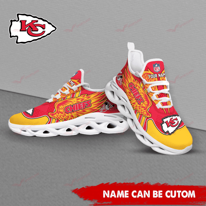 Kansas City Chiefs Personalized Yezy Running Sneakers SPD699