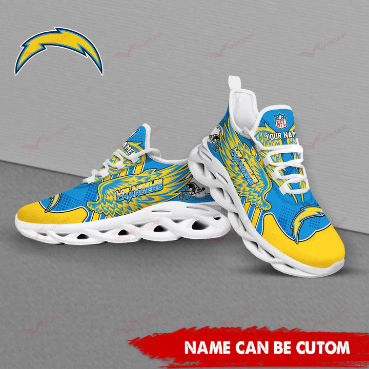 Los Angeles Chargers Personalized Yezy Running Sneakers SPD701