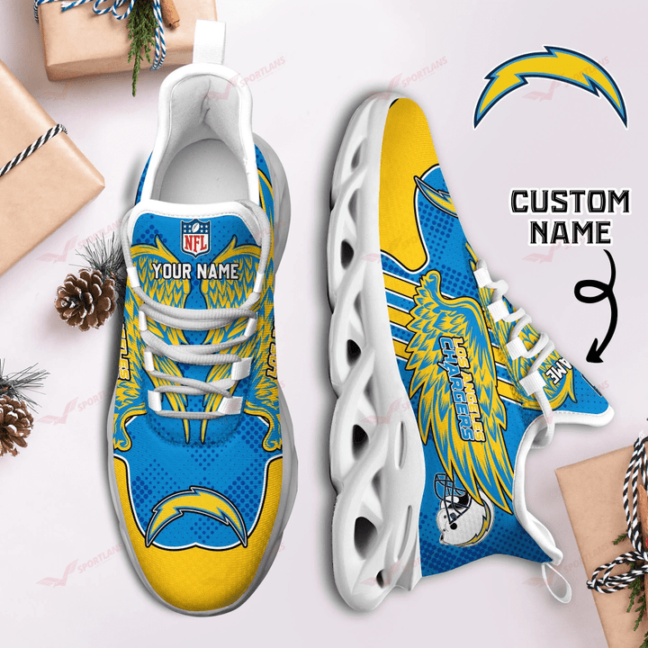 Los Angeles Chargers Personalized Yezy Running Sneakers SPD701