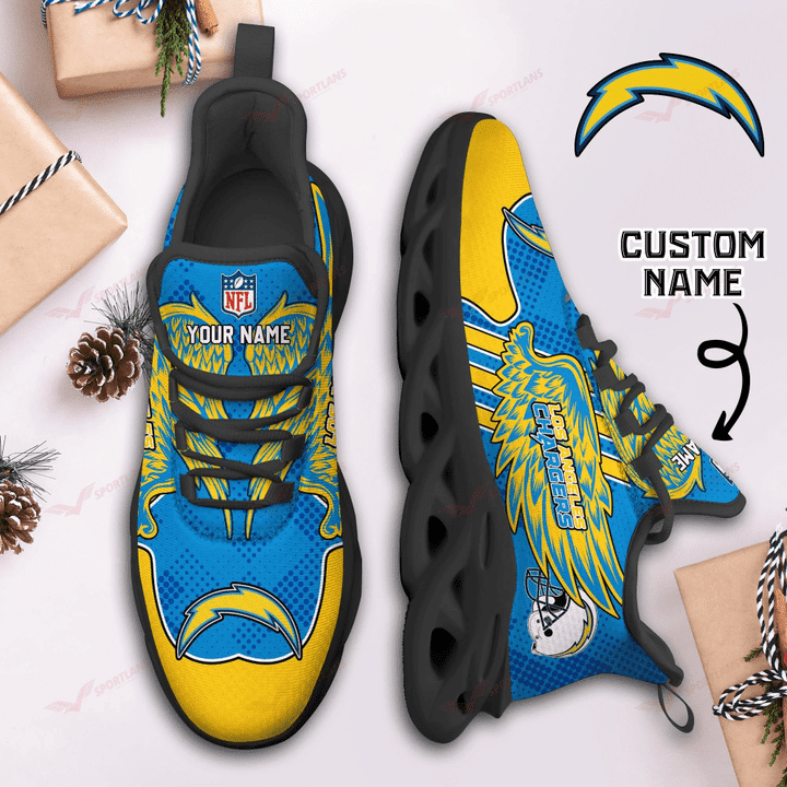 Los Angeles Chargers Personalized Yezy Running Sneakers SPD701