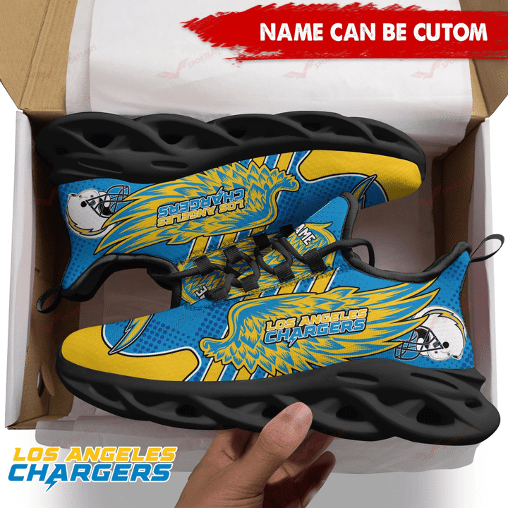 Los Angeles Chargers Personalized Yezy Running Sneakers SPD701