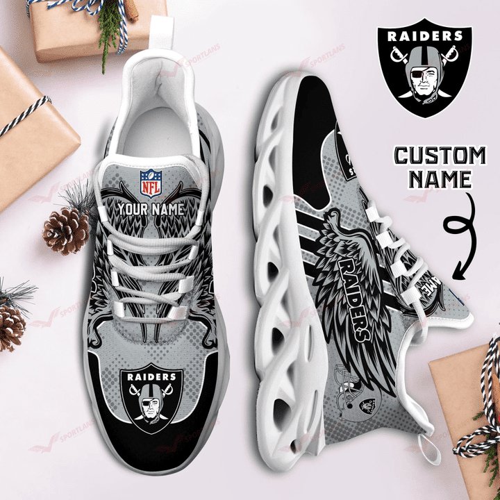 Las Vegas Raiders Personalized Yezy Running Sneakers SPD700