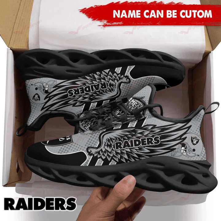 Las Vegas Raiders Personalized Yezy Running Sneakers SPD700