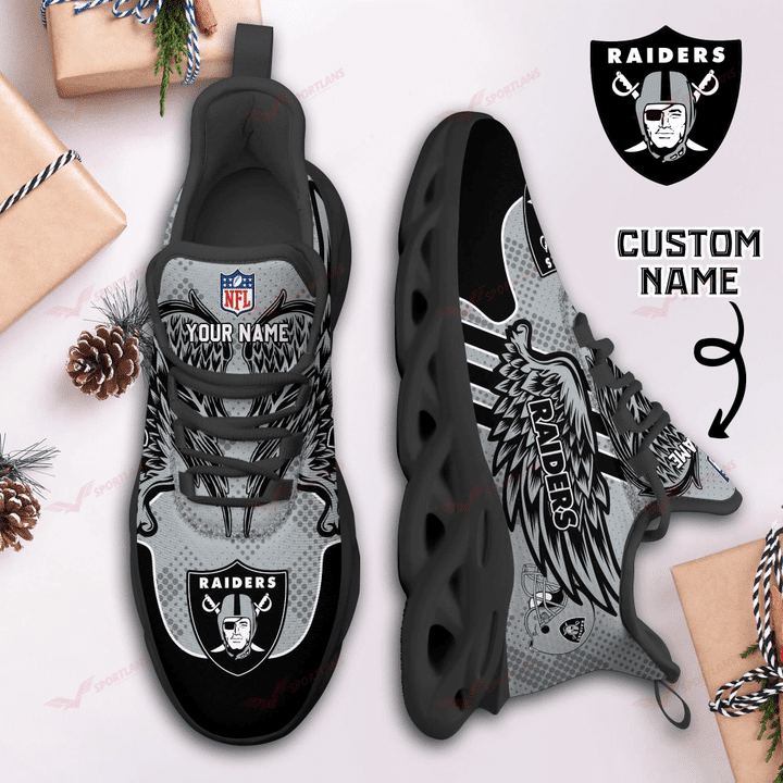 Las Vegas Raiders Personalized Yezy Running Sneakers SPD700