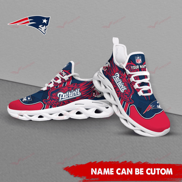 New England Patriots Personalized Yezy Running Sneakers SPD705
