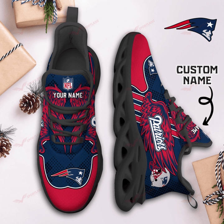New England Patriots Personalized Yezy Running Sneakers SPD705
