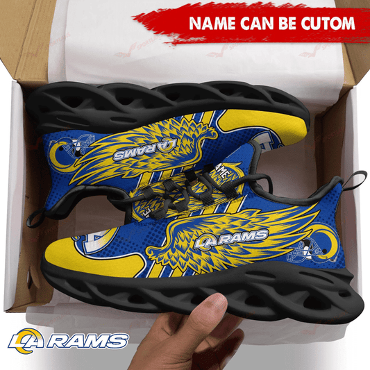 Los Angeles Rams Personalized Yezy Running Sneakers SPD702