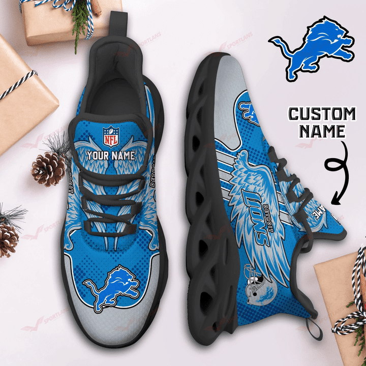 Detroit Lions Personalized Yezy Running Sneakers SPD694