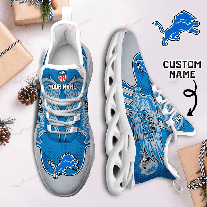 Detroit Lions Personalized Yezy Running Sneakers SPD694