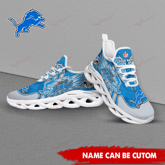 Detroit Lions Personalized Yezy Running Sneakers SPD694