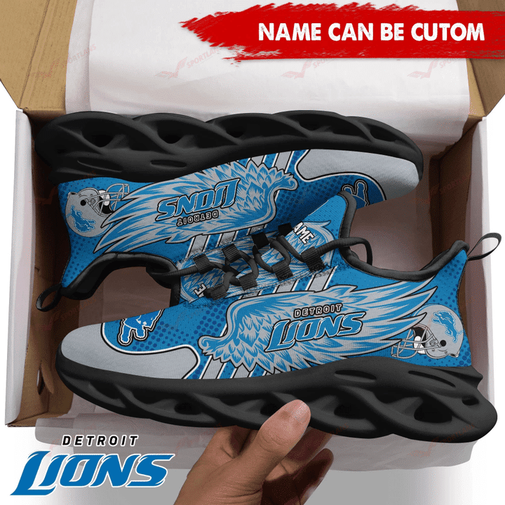 Detroit Lions Personalized Yezy Running Sneakers SPD694