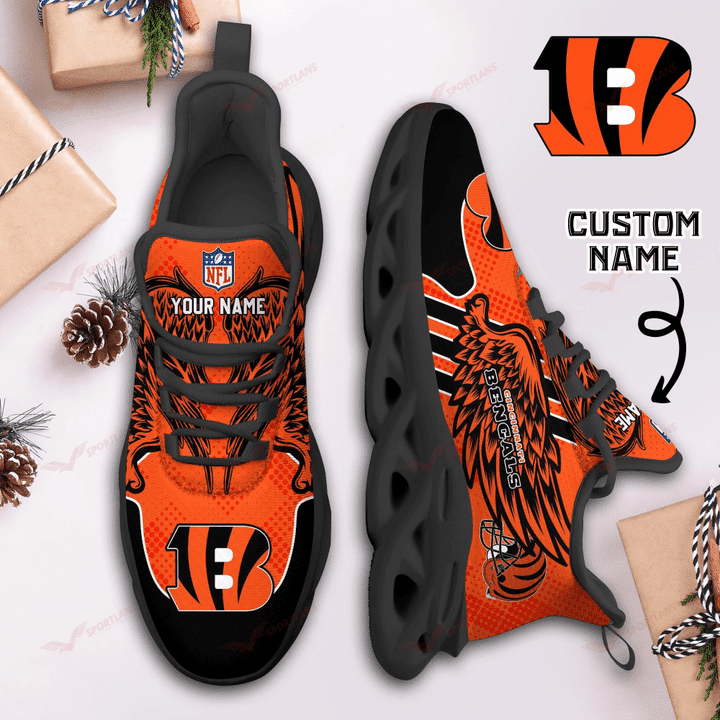Cincinnati Bengals Personalized Yezy Running Sneakers SPD690