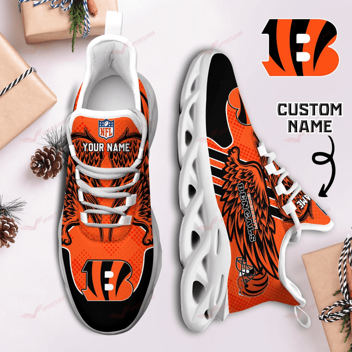 Cincinnati Bengals Personalized Yezy Running Sneakers SPD690