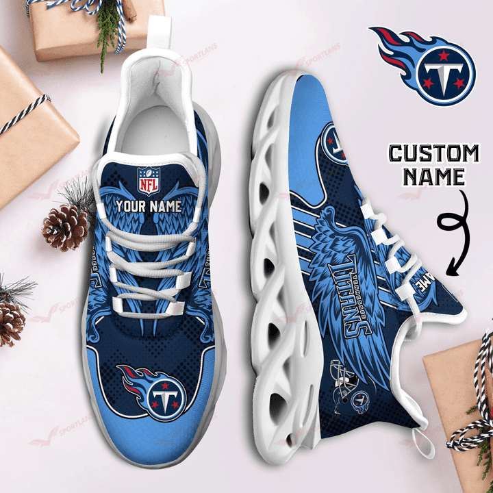 Tennessee Titans Personalized Yezy Running Sneakers SPD714