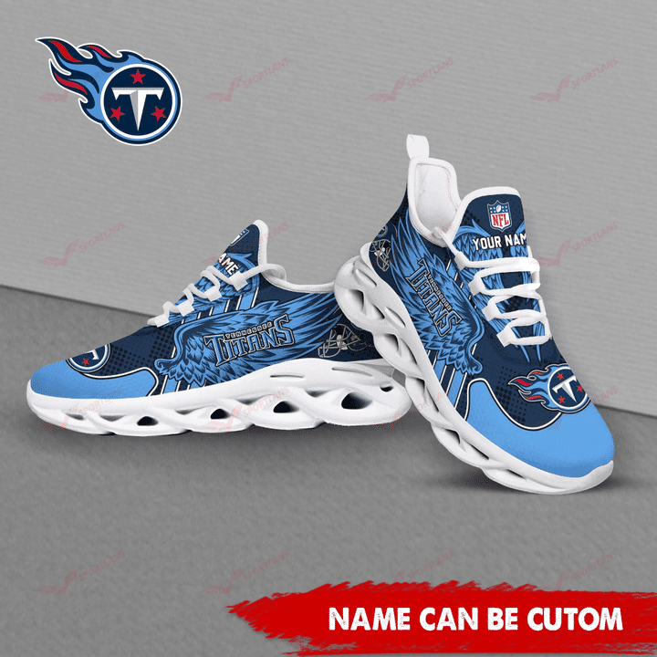 Tennessee Titans Personalized Yezy Running Sneakers SPD714
