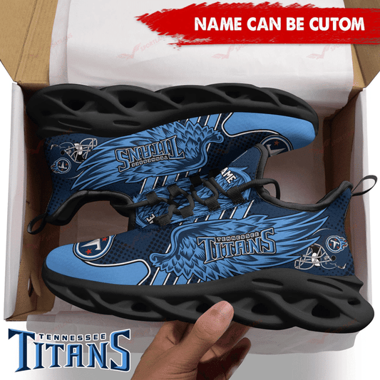 Tennessee Titans Personalized Yezy Running Sneakers SPD714