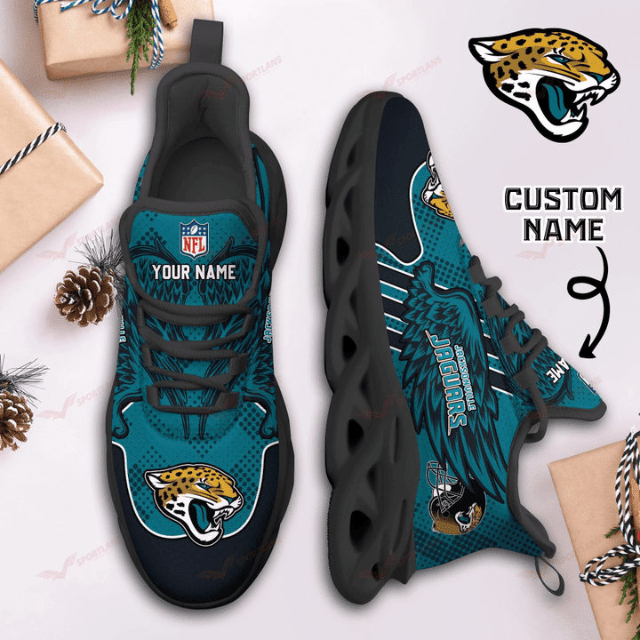 Jacksonville Jaguars Personalized Yezy Running Sneakers SPD698